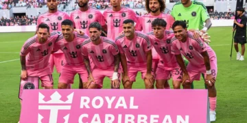 La formación titular de Inter de Miami con el astro argentino Lionel Messi (AFP)