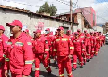 Foto :Dirección Nacional de Bomberos - Policía Boliviana