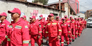 Foto :Dirección Nacional de Bomberos - Policía Boliviana