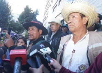Marchistas campesinos. Foto: APG
