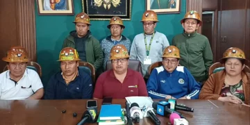 Fencomin en conferencia de prensa. Foto: Captura