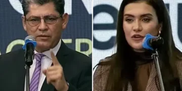 Jesus Egüez del Beni y Gabriela de Paiva de Pando. Fotos referencial