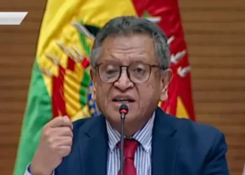 El ministro de Gobierno, Marco Antonio Oviedo. Foto: Captura