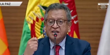 El ministro de Gobierno, Marco Antonio Oviedo. Foto: Captura