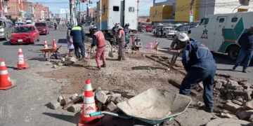 Obreros iniciaron trabajos de nivelación de suelo
Foto Gamea