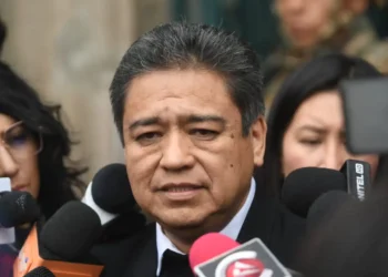 El vocero presidencial, José Luis Gálvez. Foto: APG