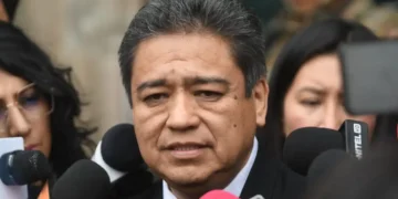 El vocero presidencial, José Luis Gálvez. Foto: APG