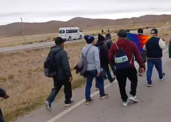"Marcha por la vida". Foto: Captura