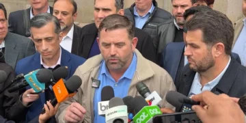 Klaus Frerking en la rueda de prensa de este martes. Foto: CAO