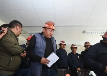 El ejecutivo de la COB, Mario Argollo. Foto: APG