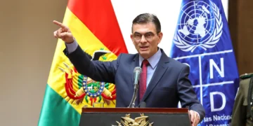 El presidente Rodrigo Paz. Foto: APG