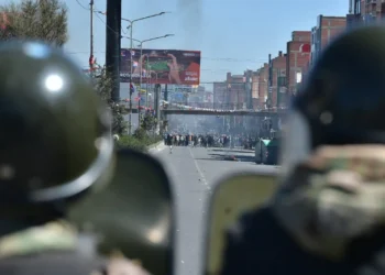Enfrentamientos en El Alto. Foto: APG
