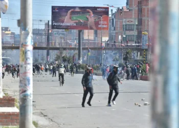 Bloqueos en El Alto. Foto: APG