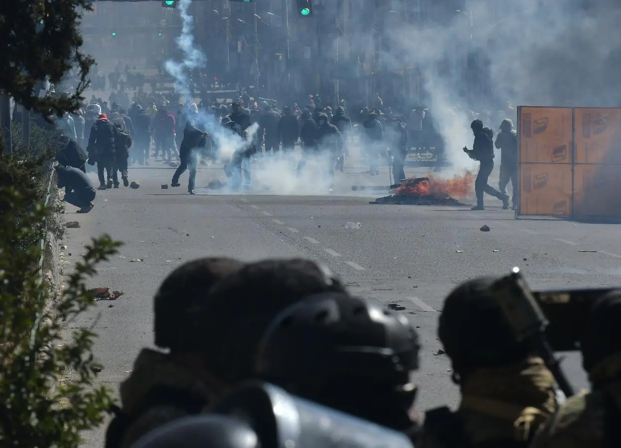 Bloqueos en El Alto. Foto: APG