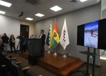 El vocero presidencial, José Luis Gálvez. Foto: APG