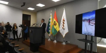 El vocero presidencial, José Luis Gálvez. Foto: APG