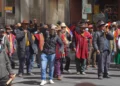 Conflictos en el centro de la ciudad. Foto: APG