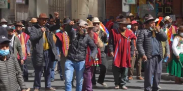Conflictos en el centro de la ciudad. Foto: APG