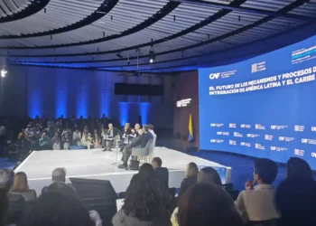 El foro sobre integración regional que se desarrolla en Cartagena. Foto: La Razón