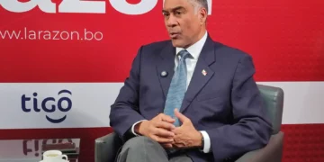 El embajador de Panamá en Bolivia, Julio Luque. (Foto: La Razón)