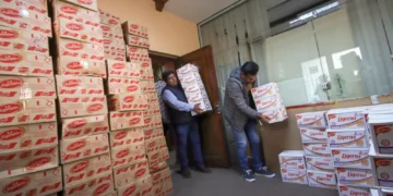 Entrega de ayuda humanitaria. Foto: Despacho de la Primera Dama