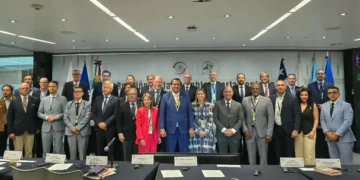 Los miembros de Eurolat reunidos en México.
Foto: EuroLat