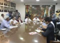 Reunión de cívicos en Santa Cruz. Foto: APG