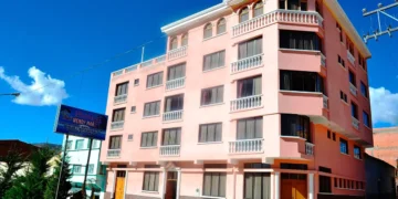 Hoteles en Copacabana, a orillas del lago. Foto: Tripadvisor