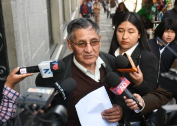 Dandy Malllea, dirigente de los panificadores/AFP