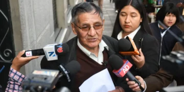Dandy Malllea, dirigente de los panificadores/AFP