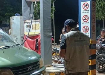 Un operativo de control de combustibles en Cobija. Foto: ANH
