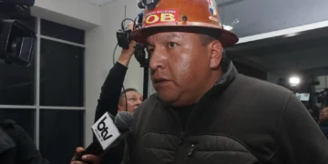 Mario Argollo, Secretario Ejecutivo de la COB/Archivo
