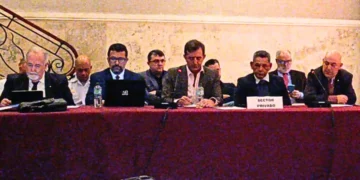 la reunión del Comité Intergubernamental de la Hidrovía Paraguay Paraná. Foto: Cadex