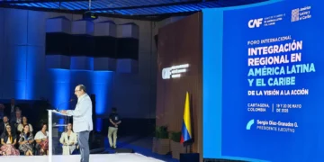 Sergio Díaz-Granados, presidente ejecutivo de CAF en la primera jornada del evento