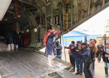 Envío de carne a La Paz por vía aérea. Foto: Viceministerio de Comercio y Logística Interna