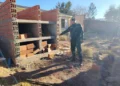 Luego de ser calcinados, los restos fueron depositados dentro de un nicho. FOTO: FGE