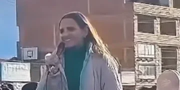 La diputada argentina estuvo en un cabildo en Senkata/Captura de pantalla