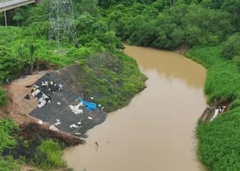 Trabajos de mantenimiento a la red eléctrica del Beni. Foto: ENDE
