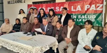 Conferencia de prensa de médicos. FOTO: Captura