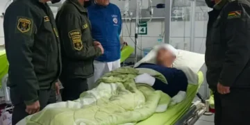 El Policía herido continúa internado/Policía Boliviana