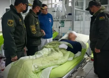El comandante de la Policía visitó a los heridos/RRSS