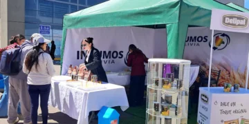 La Feria Bolivia Produce que se realizó en El Alto. Insumos Bolivia