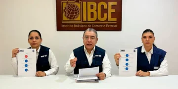Conferencia de prensa del gerente general del IBCE, Gary Rodríguez