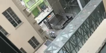 Ingreso del edificio anexo del TDJ La Paz.
Captura RRSS