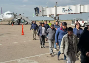 Expulsados de Chile.
Foto: Cancillería