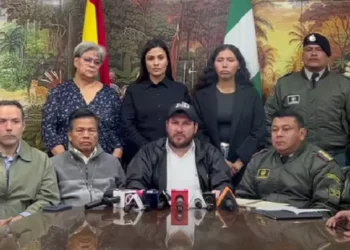 El Comité pro Santa Cruz se reunió con la Iglesia Católica, el Ejército, la Policía y otros sectores.
Foto: Captura CpSC