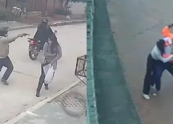 Los delincuentes estaban armados/Captura de video