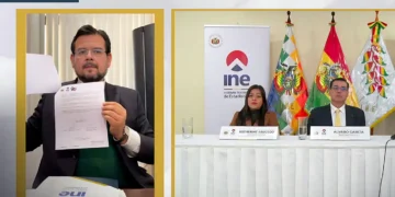 Informe de Rendición de Cuentas con transmisión en línea. Foto: INE