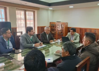 Reunión de coordinación entre autoridades nacionales para el Censo. Foto: Ministerio de Desarrollo Productivo
