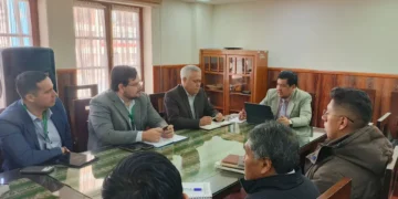 Reunión de coordinación entre autoridades nacionales para el Censo. Foto: Ministerio de Desarrollo Productivo